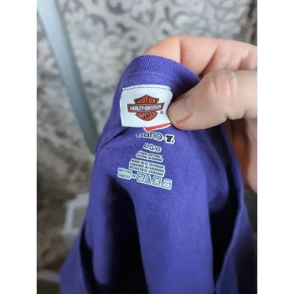 Womens Large Barb's Philadelphia Harley-Davidson Short Sleeve T-Shirt - Picture 7 of 7